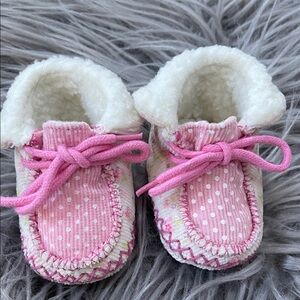 Pink Polka Dot Kids Shoes